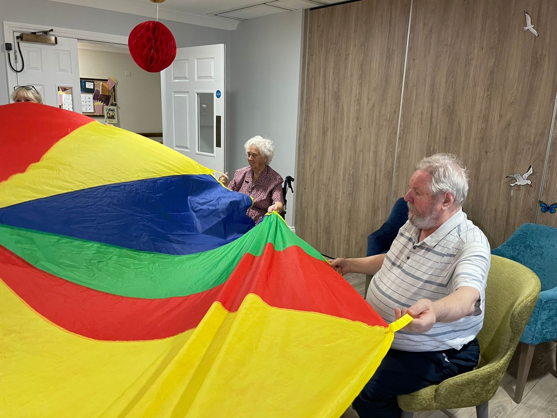 Parachute Exercise! - Dormy Care Communities