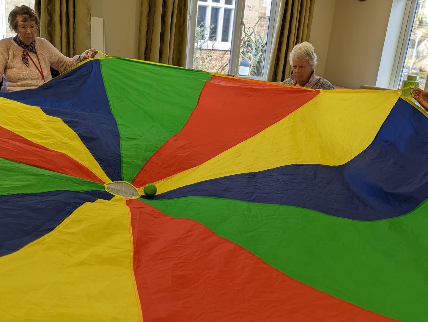 Parachute Exercise - Dormy Care Communities