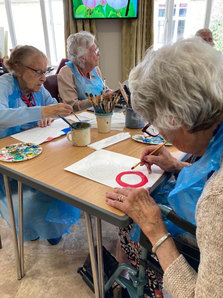 Abstract Art Project - Dormy Care Communities