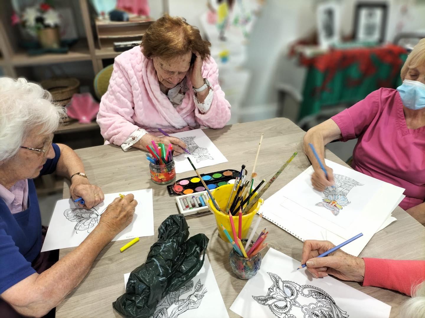 Colouring Therapy - Dormy Care Communities